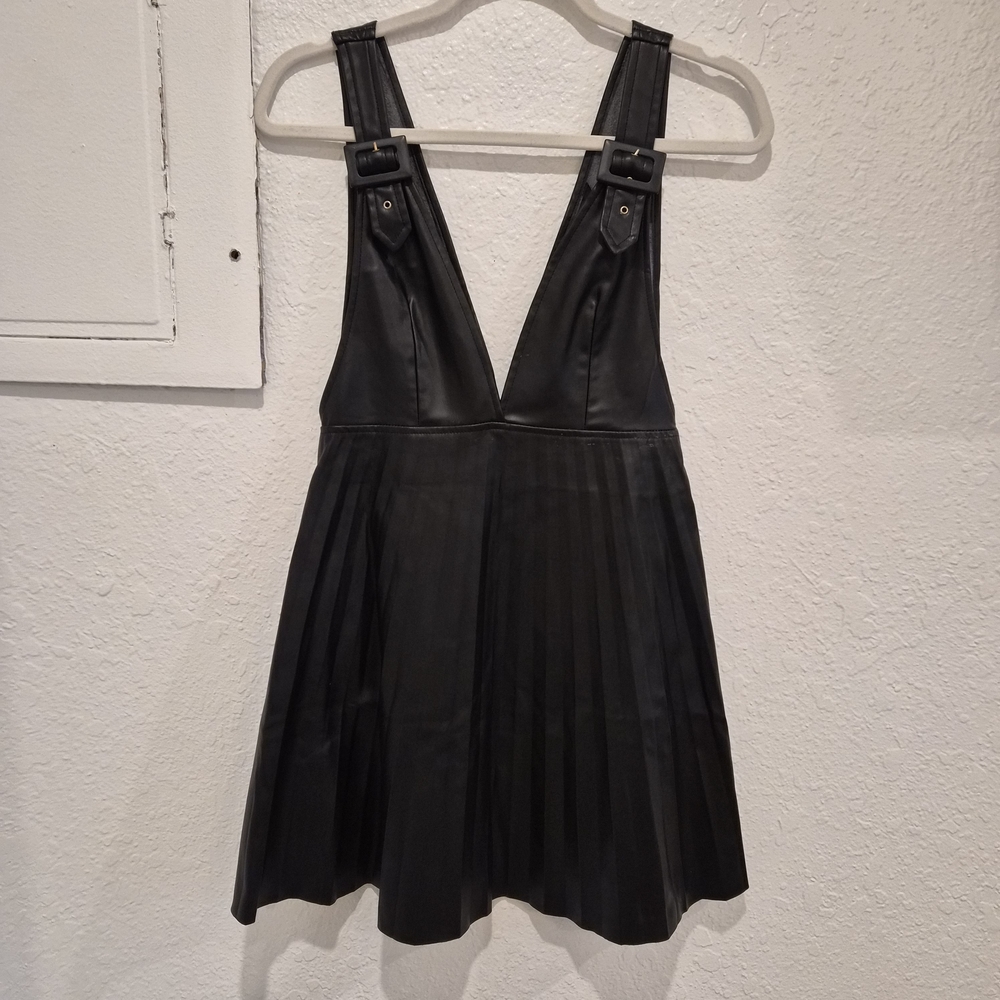 Zara Black Buckle Detail Dress